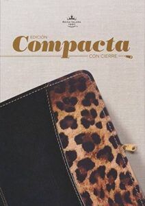 BIBLIA COMPACTA LEOPARDO CON CIERRE