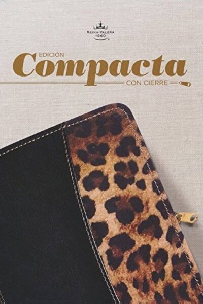 BIBLIA COMPACTA LEOPARDO CON CIERRE