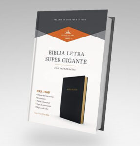BIBLIA LETRA SUPER GIGANTE PIEL NEGRO