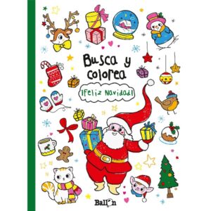 BUSCA Y COLOREA FELIZ NAVIDAD