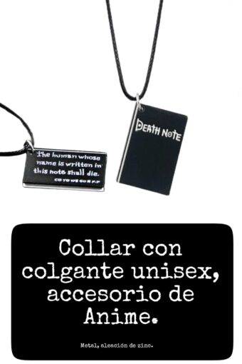 Books COLLAR CON COLGANTE UNISEX, ACCESORIO DE ANIME