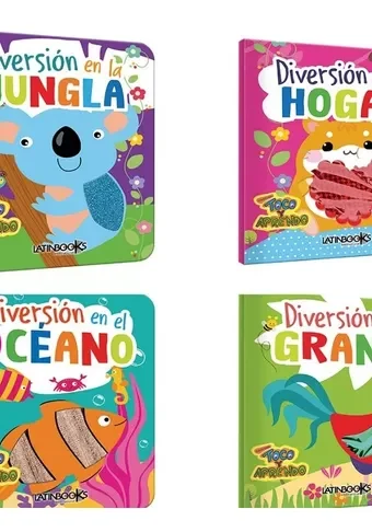 Books COLECCION DIVERSION ( JUNGLA, HOGAR,GRANJA,OCEANO)