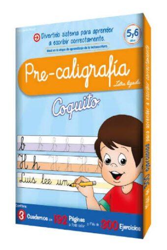 Books PACK 3 LIBROS PRE-CALIGRAFÍA LETRA LIGADA PARA 5 Y 6 AÑOS COQUITO