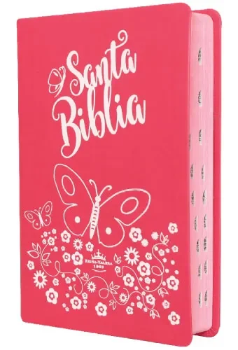 Books BIBLIA MARIPOSA COLOR FUCSIA