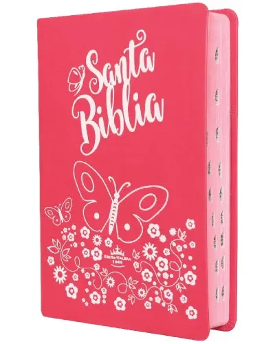 BIBLIA MARIPOSA COLOR FUCSIA