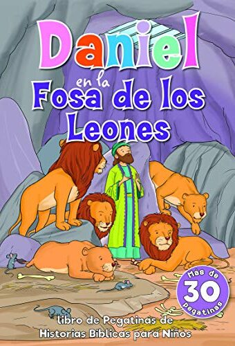 Books DANIEL EN LA FOSA DE LOS LEONES-LIBRO DE PEGATINAS
