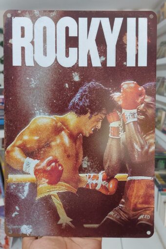 Books PLACA DECORATIVA DE METAL ROCKY 2