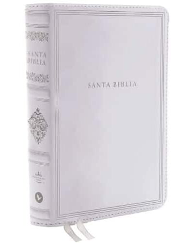 BIBLIA ULTRAFINA COLOR BLANCO LETRA GRANDE