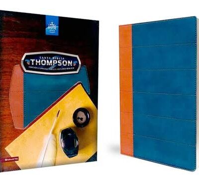 BIBLIA THOMPSON EDICION ESPECIAL PIEL MARRON CON AZUL