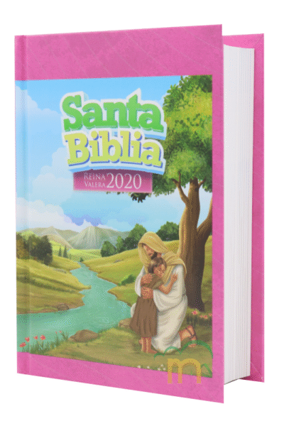 BIBLIA PARA NIÑAS ROSADA TAPA DURA