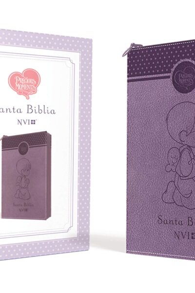 BIBLIA NVI COMPACTA ANGELITOS ULTRAFINA COLOR LILA