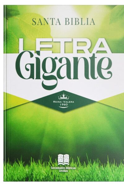 BIBLIA LETRA GIGANTE COLOR VERDE ECONOMICA