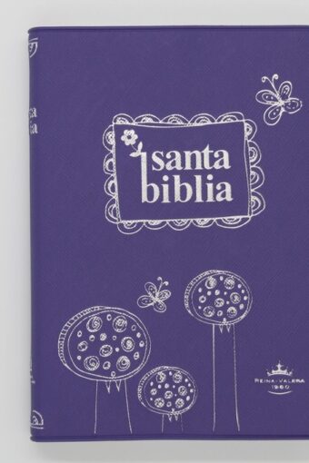 Books BIBLIA VINIL MARIPOSA COMPACTO COLOR MORADO