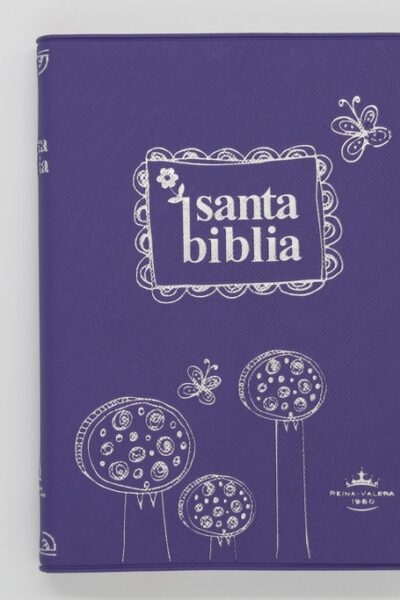 BIBLIA VINIL MARIPOSA COMPACTO COLOR MORADO