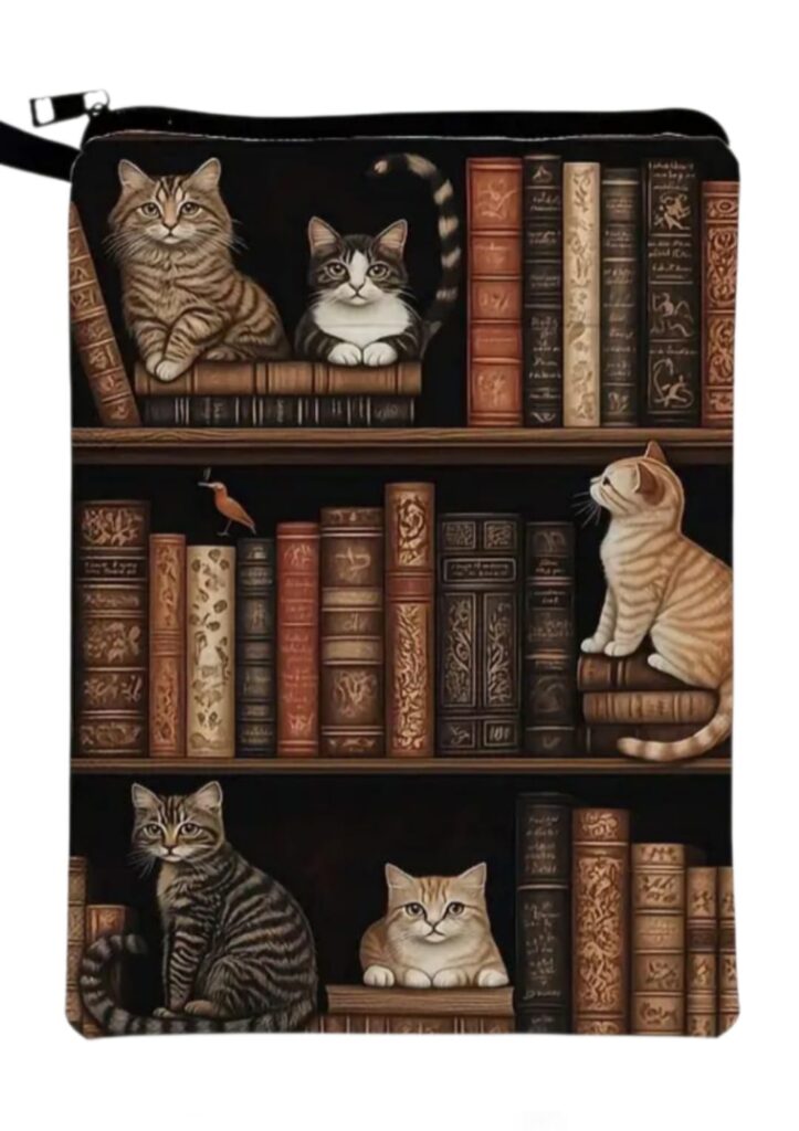 FUNDA PARA LIBRO GATOS LIBREROS